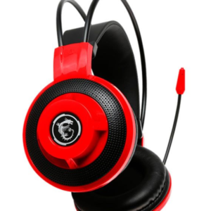 Headset Gamer Preto e Vermelho