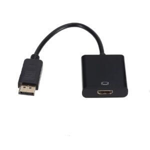 Cabo Adaptador Conversor DisplayPort para HDMI - 15cm (DisplayPort M X HDMI F)