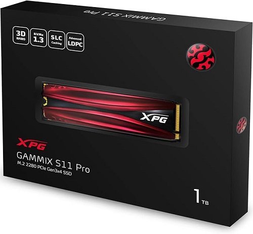 SSD M.2 2280 ADATA 1TB GAMMIX S11 PRO NVME - AGAMMIXS11P-1TT-C