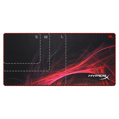 HyperX FURY S - Mouse pad gamer - Edição rápida - Tecido (XL)