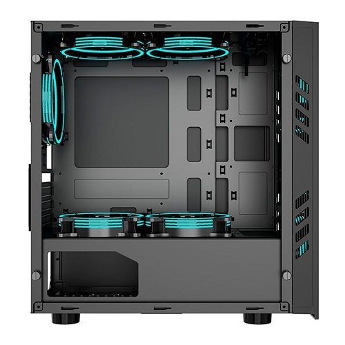 Gabinete Gamer Aigo Black Technology Mini Preto, BLACK-TECHNOLOGY-MINI - Imagem 6