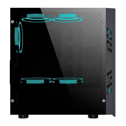 Gabinete Gamer Aigo Black Technology Mini Preto, BLACK-TECHNOLOGY-MINI - Imagem 5