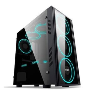 Gabinete Gamer Aigo Black Technology Mini Preto, BLACK-TECHNOLOGY-MINI