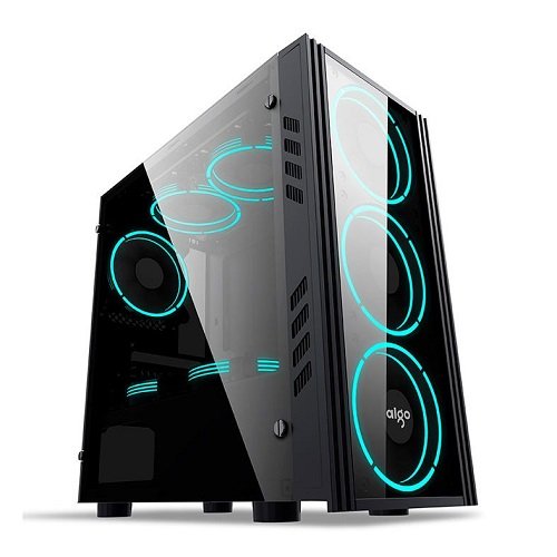 Gabinete Gamer Aigo Black Technology Mini Preto, BLACK-TECHNOLOGY-MINI