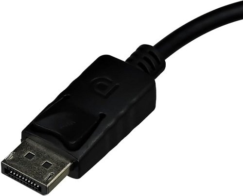 Cabo Adaptador Conversor DisplayPort para HDMI - 15cm (DisplayPort M X HDMI F) - Imagem 2